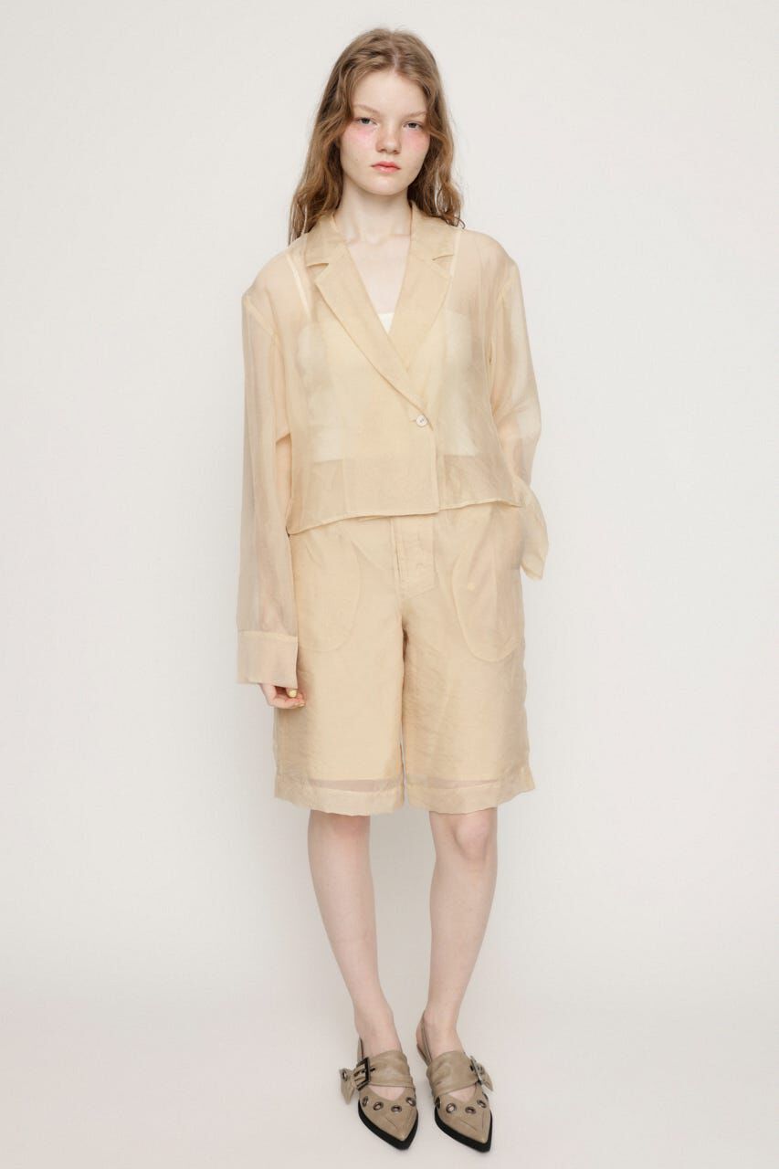 SLY「SHEER TAILOR ジャンプスーツ」|ワンピース|