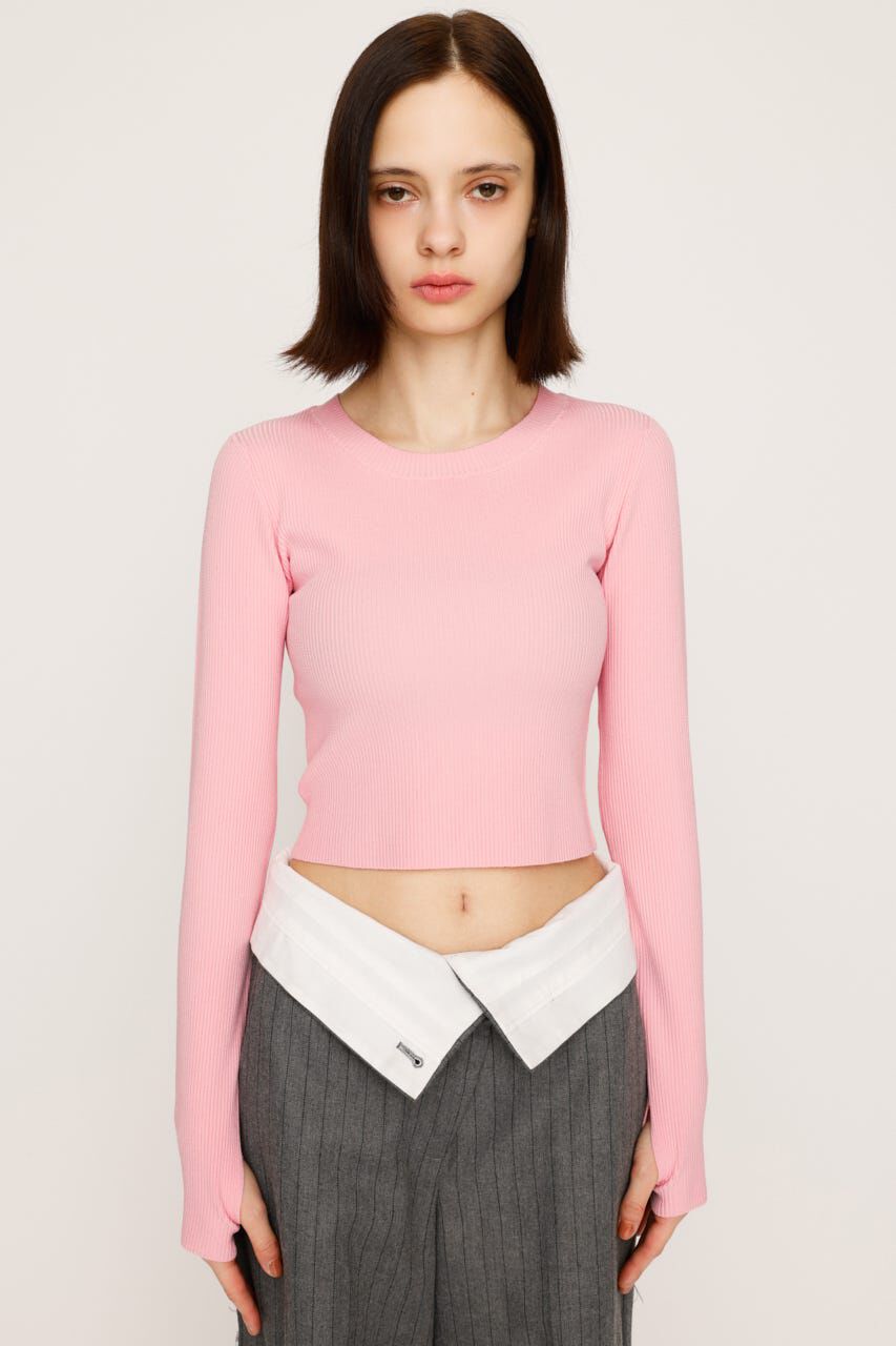 SLY「BASIC HG RIB トップス」|ニット・セーター|