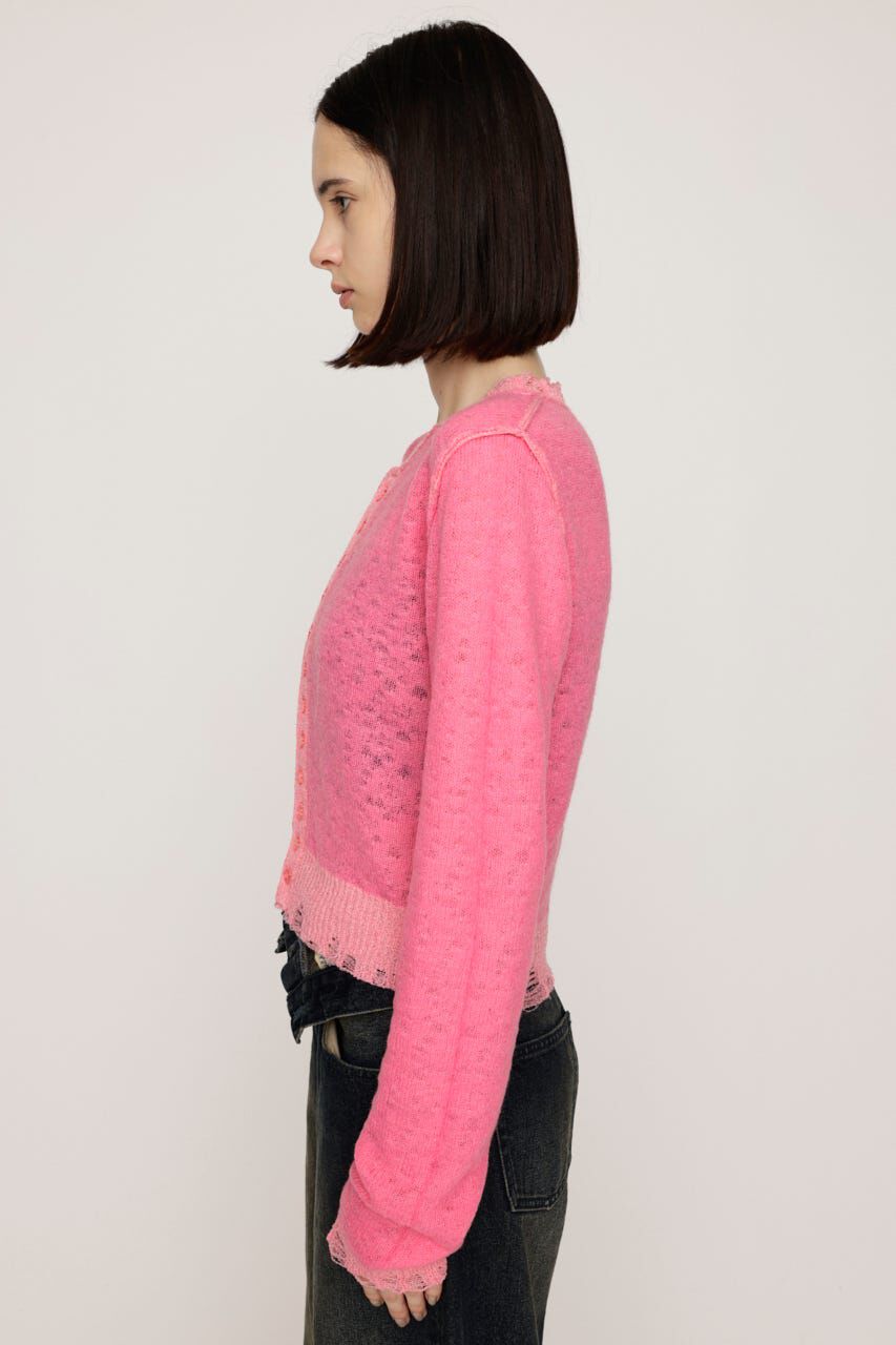 SLY「TWIN BLOOM KNIT カーディガン」|カーディガン|