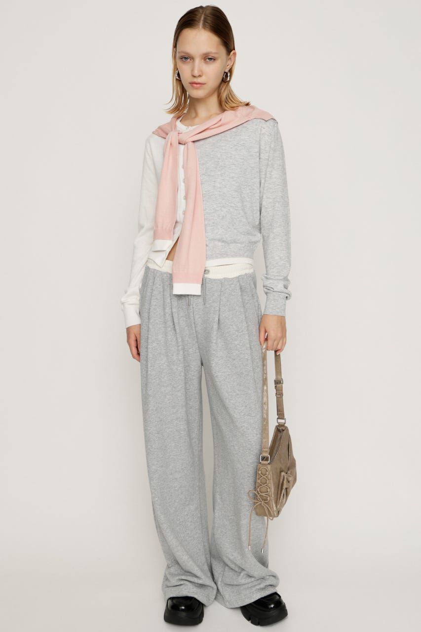 SLY「SLEEVE DOCKING KNIT トップス」|ニット・セーター|