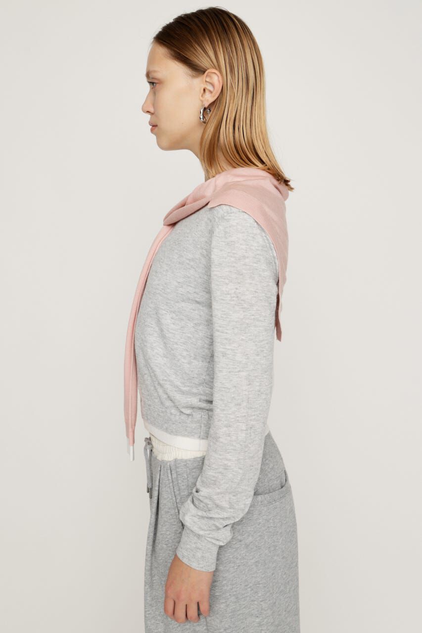 SLY「SLEEVE DOCKING KNIT トップス」|ニット・セーター|