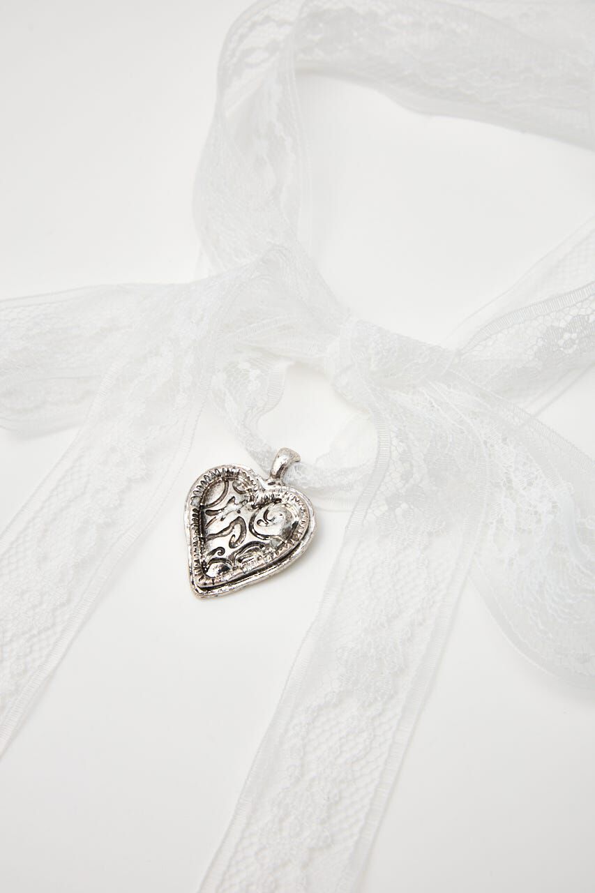 SLY「HEART MOTIF LACE チョーカー」|ネックレス|