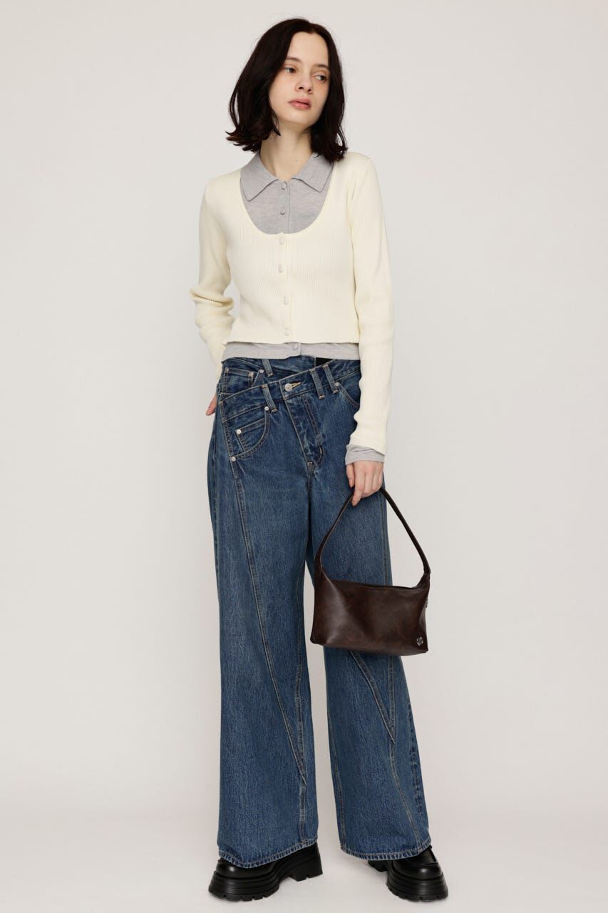 SLY「LAYERED LIKE KNIT トップス」|ニット・セーター|