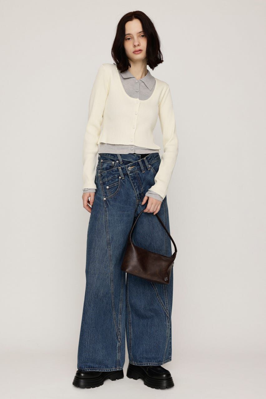 SLY「LAYERED LIKE KNIT トップス」|ニット・セーター|