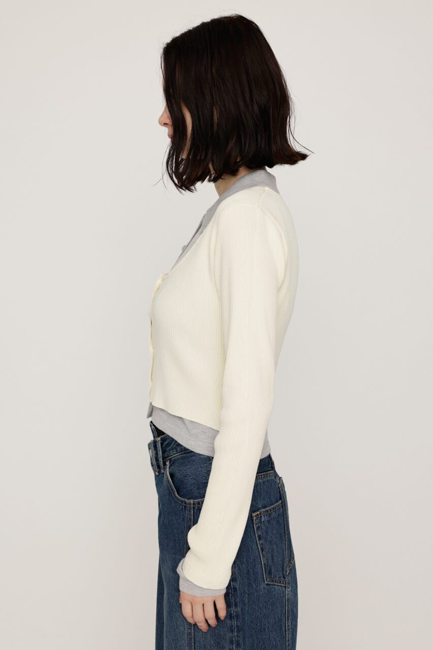 SLY「LAYERED LIKE KNIT トップス」|ニット・セーター|