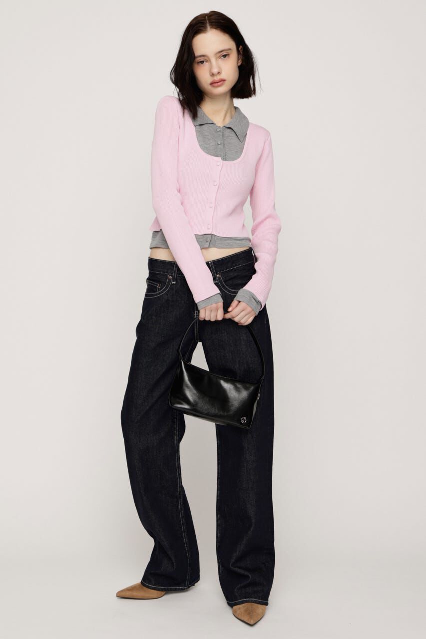 SLY「LAYERED LIKE KNIT トップス」|ニット・セーター|
