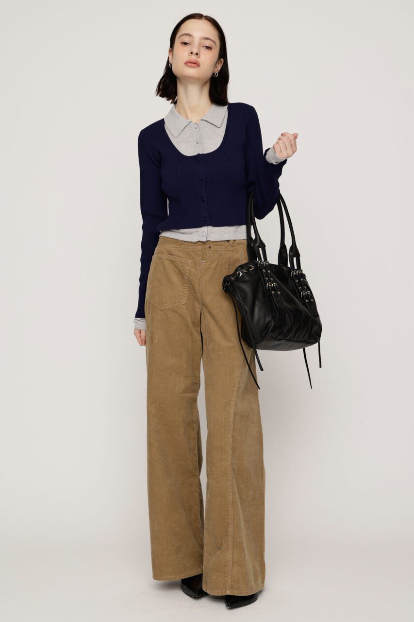 SLY「LAYERED LIKE KNIT トップス」|ニット・セーター|