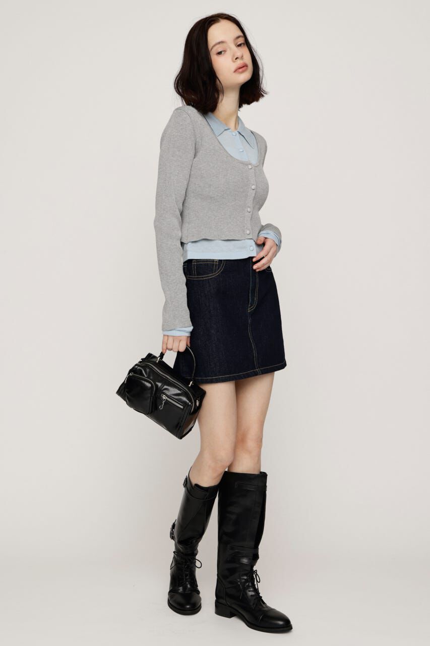 SLY「LAYERED LIKE KNIT トップス」|ニット・セーター|