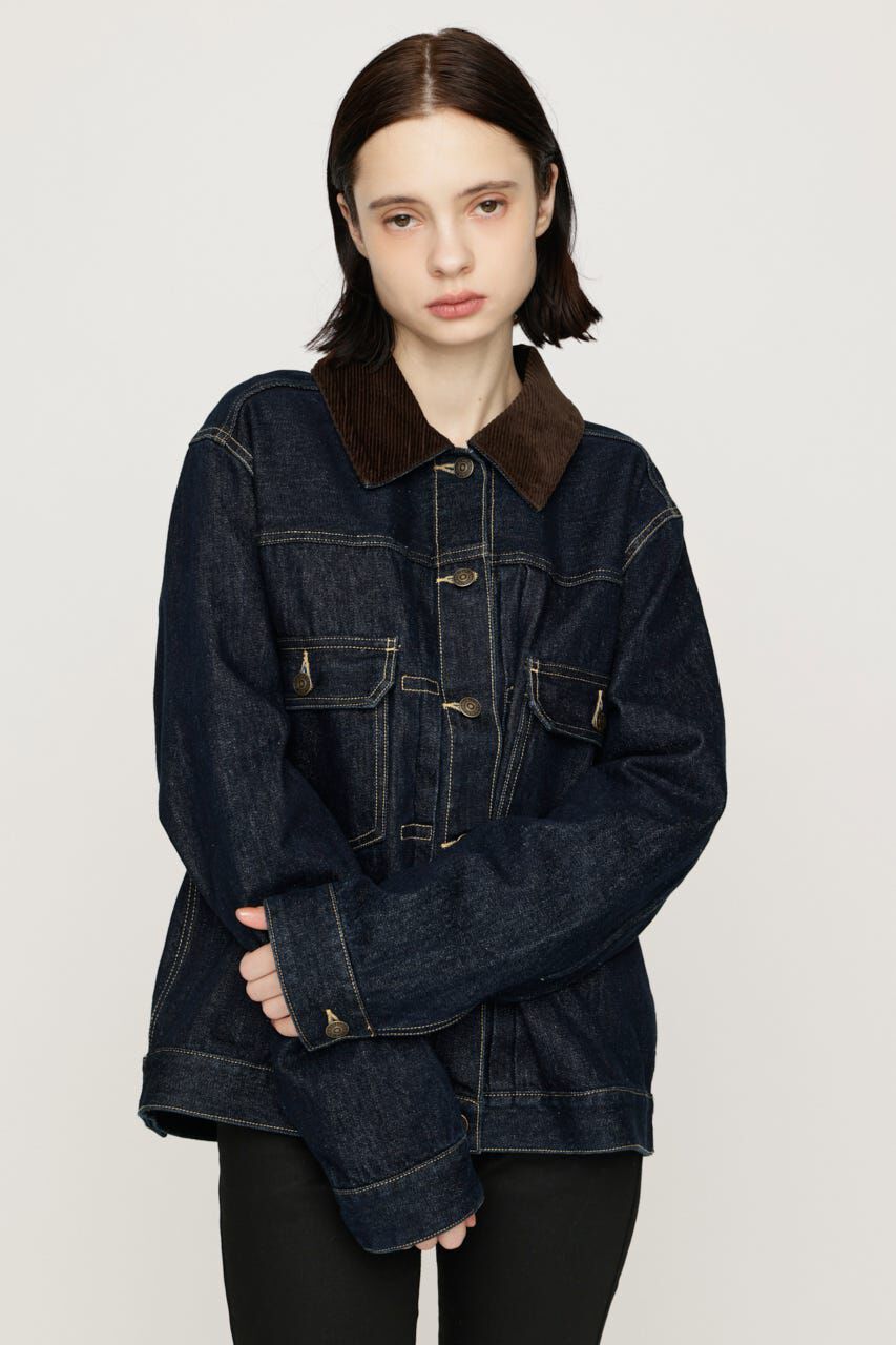 SLY「F／FUR COLLAR COMBI ジャケット」|その他|