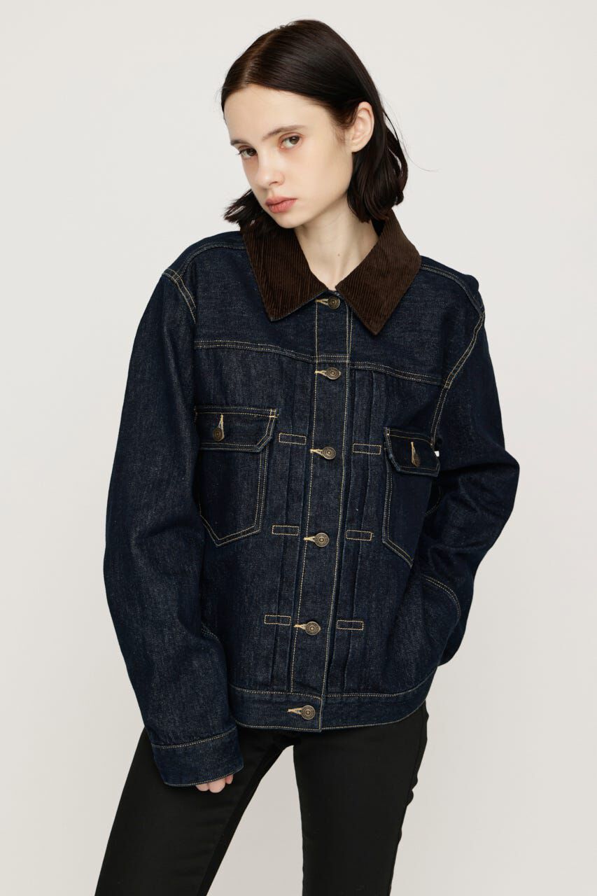 SLY「F／FUR COLLAR COMBI ジャケット」|その他|