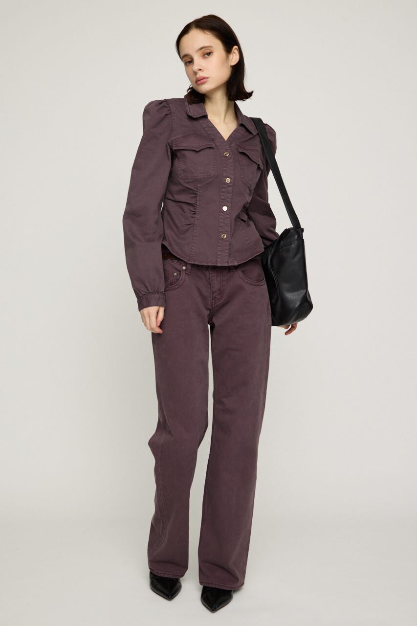 SLY「L／W WIDE STRAIGHT DENIM パンツ」|デニム|