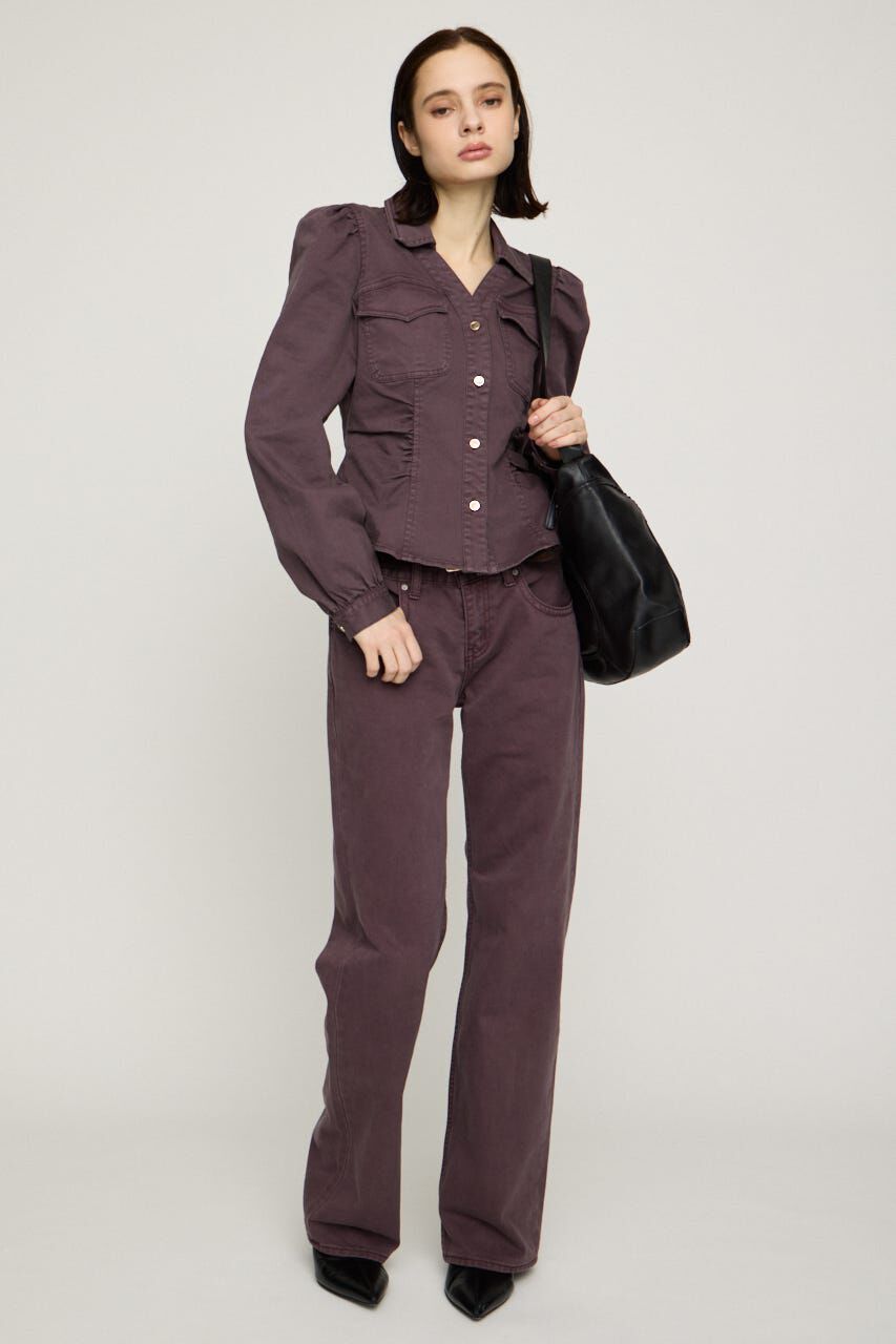 SLY「L／W WIDE STRAIGHT DENIM パンツ」|デニム|