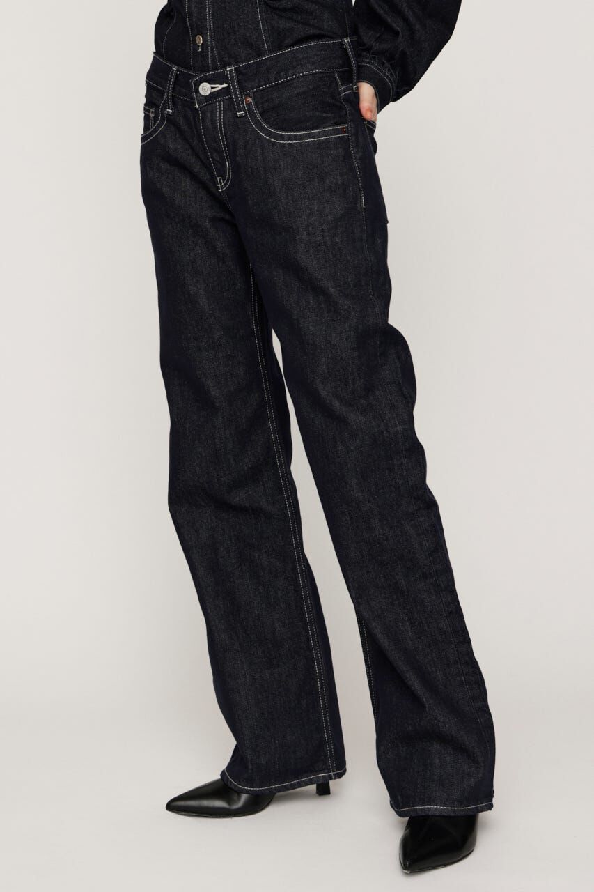 SLY「L／W WIDE STRAIGHT DENIM パンツ」|デニム|