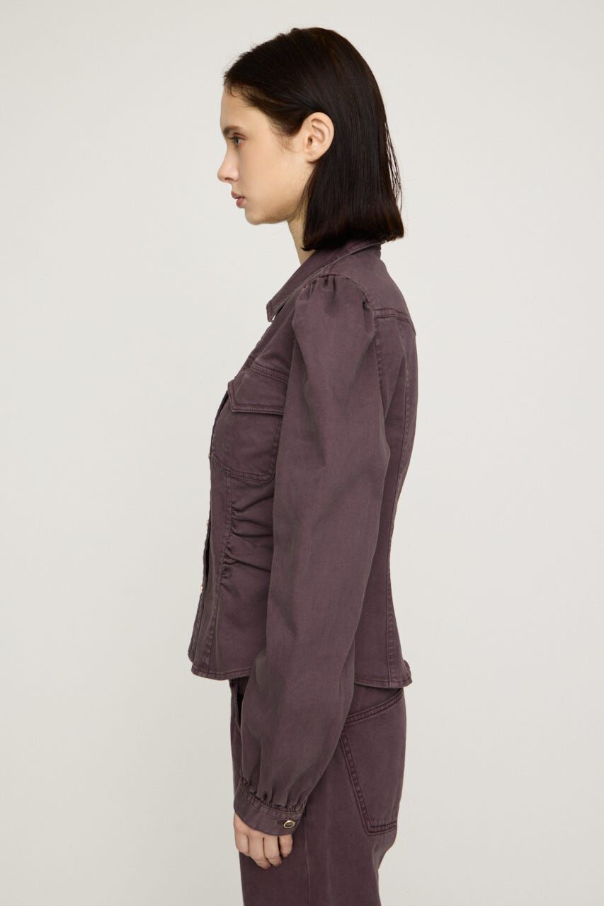 SLY「DENIM PUFF SLEEVE シャツ」|シャツ・ブラウス|