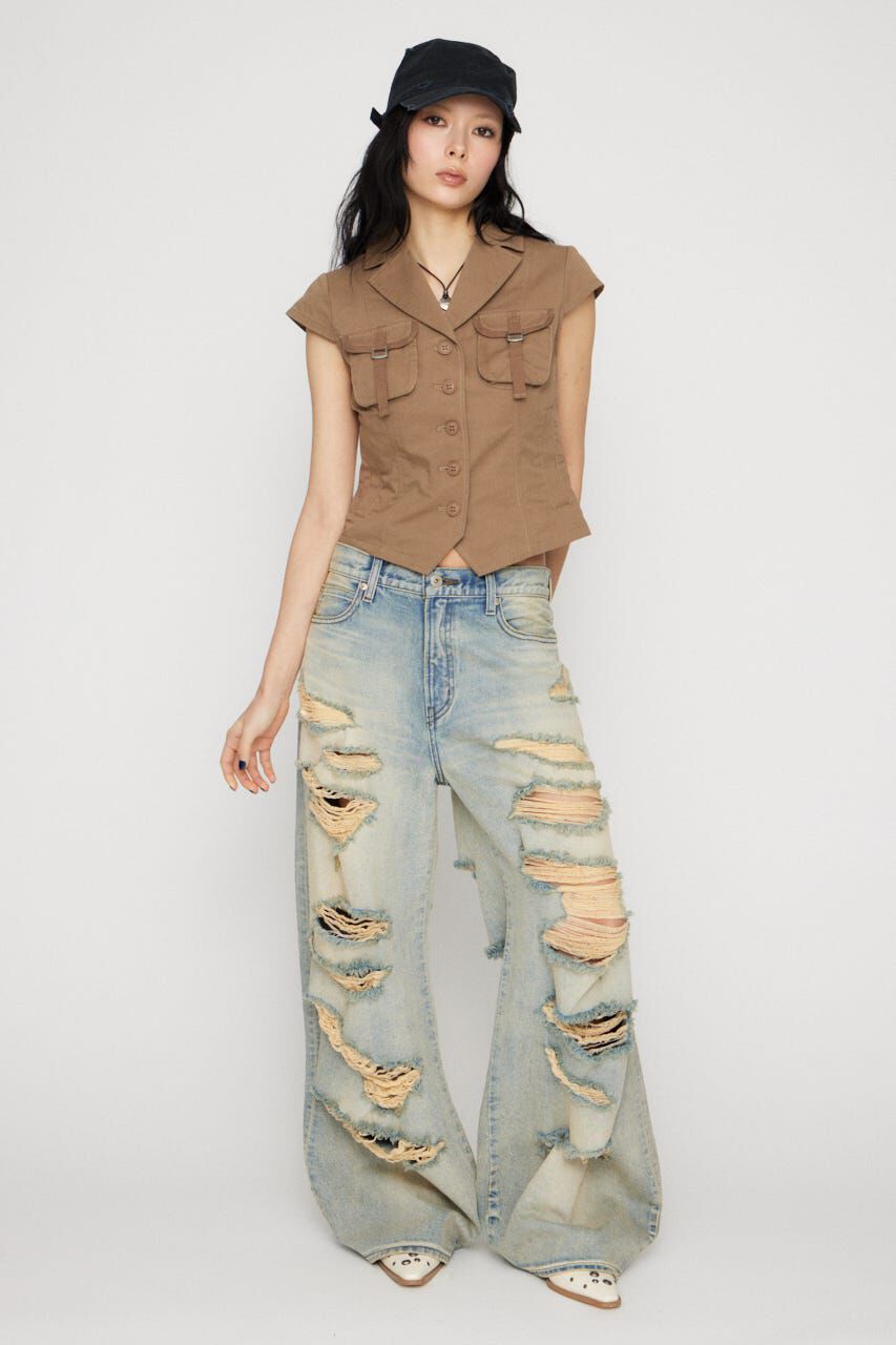 LAGUA GEM「POCKET COMPACT  SHIRT トップス」|シャツ・ブラウス|