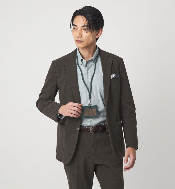 UNITED ARROWS green label relaxing「シボ レザーライク ID ホルダー」|名刺入れ・カードケース|
