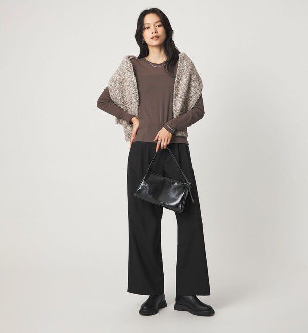 UNITED ARROWS green label relaxing「チュール シアー クルーネック プルオーバー カットソー」|Tシャツ・カットソー|