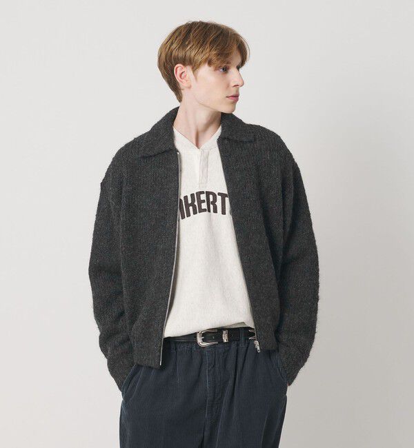 BEAUTY&YOUTH UNITED ARROWS「バブル ニット ジップ ジャケット」|カーディガン|