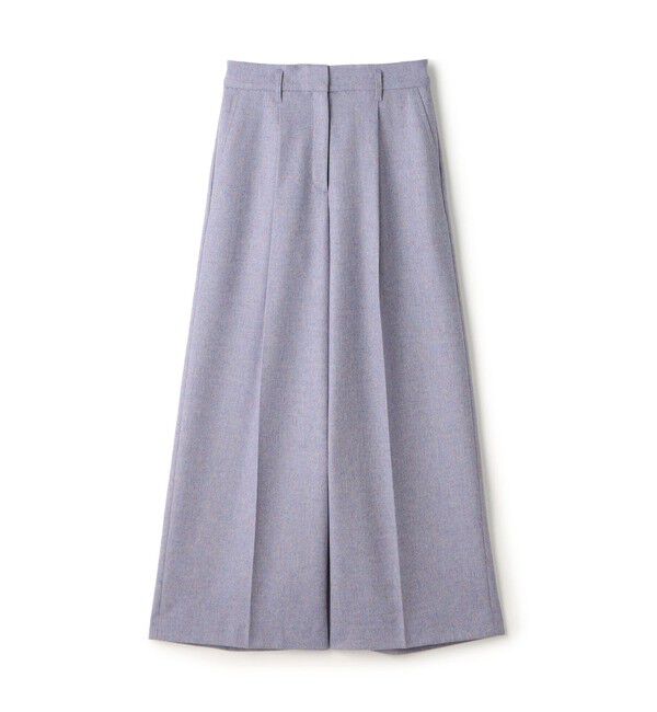 Ballsey「メランジカルゼ タックワイドパンツ」|その他|74 パープル系
