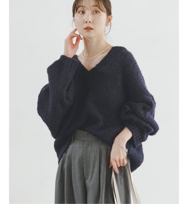 NOBLE「《追加・別注》TRICOTS JEAN MARC/トリコットジーンマルク 2WAYボリュームニット」|ニット・セーター|