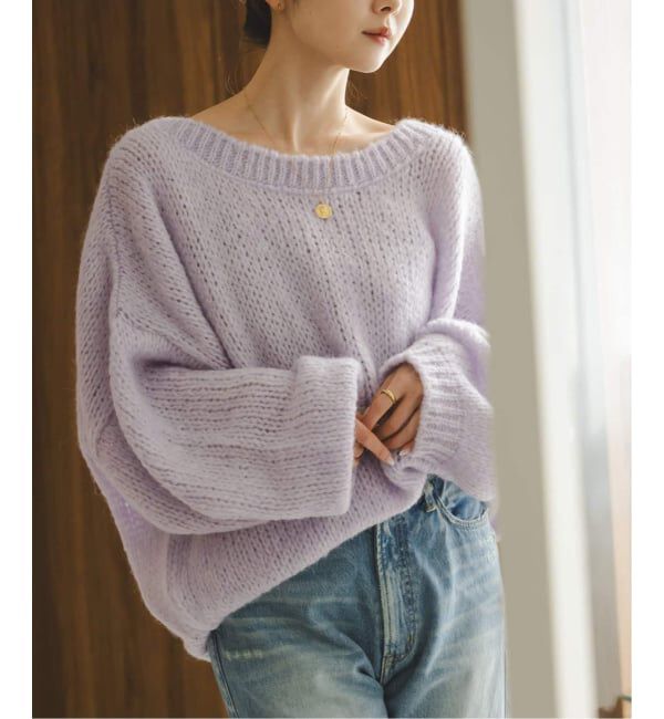 NOBLE「《追加・別注》TRICOTS JEAN MARC/トリコットジーンマルク 2WAYボリュームニット」|ニット・セーター|