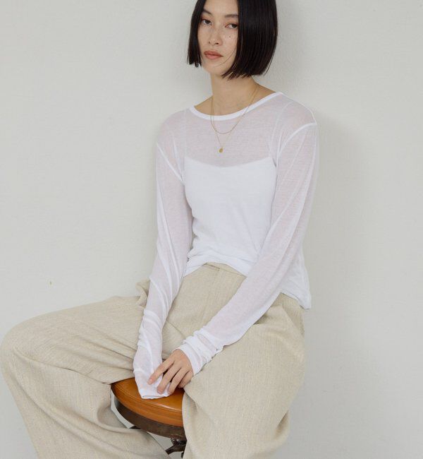 La nature linge「【La nature linge】NEWロングスリーブTシャツ」|Tシャツ・カットソー|