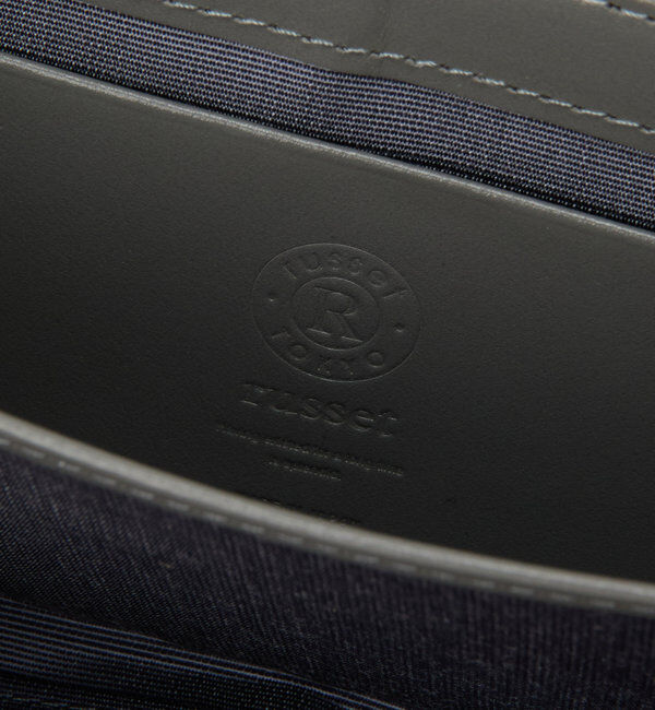  「モノグラムプレートラウンドジップウォレット」|財布|