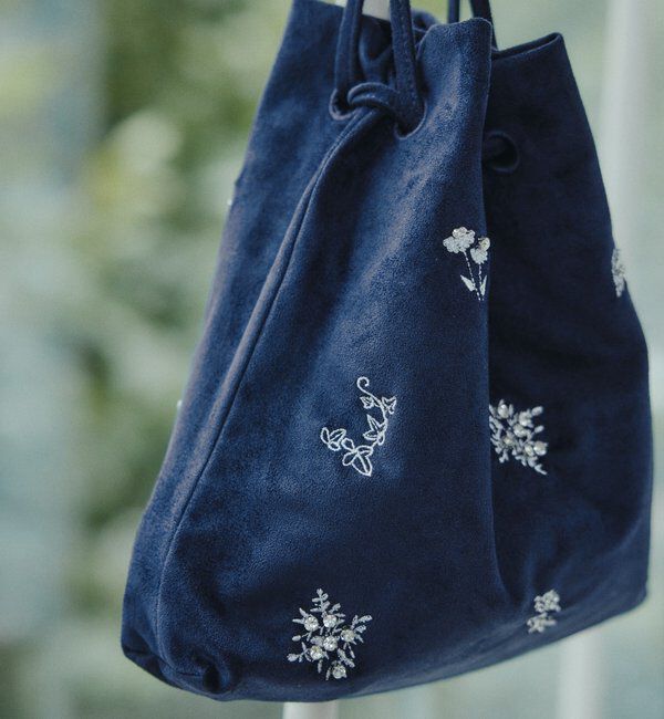  「【新色登場】【WEB限定カラー：ブルー】ビジューバッグ」|トートバッグ|