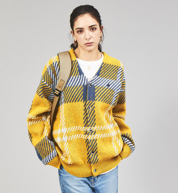ABAHOUSE「【BEVERLY HILLS POLO CLUB / ビバリーヒルズポロクラブ】」|カーディガン|マスタード