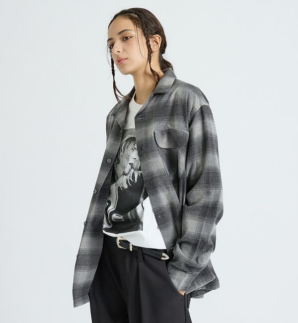 ABAHOUSE「【PENDLETON / ペンドルトン】Open Collar Shirt /オ」|シャツ・ブラウス|