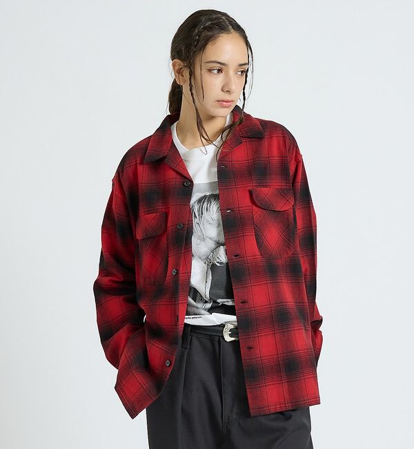 ABAHOUSE「【PENDLETON / ペンドルトン】Open Collar Shirt /オ」|シャツ・ブラウス|