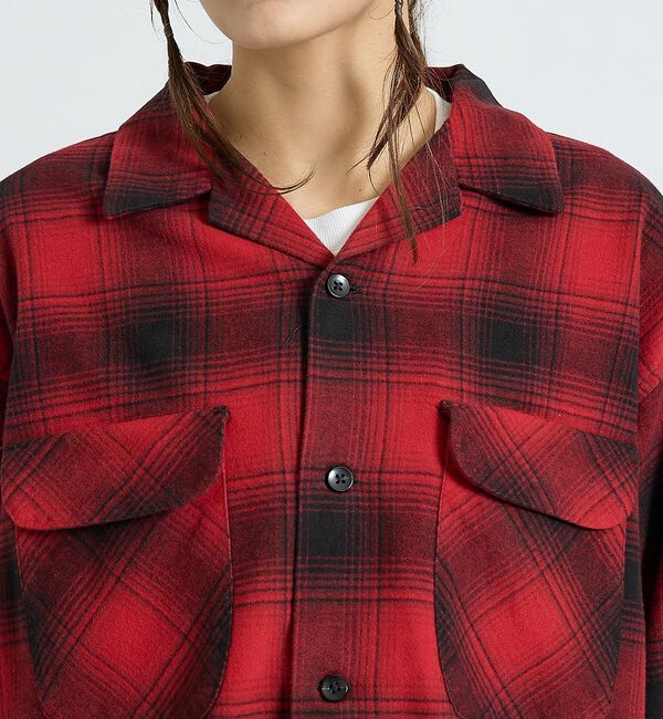 ABAHOUSE「【PENDLETON / ペンドルトン】Open Collar Shirt /オ」|シャツ・ブラウス|