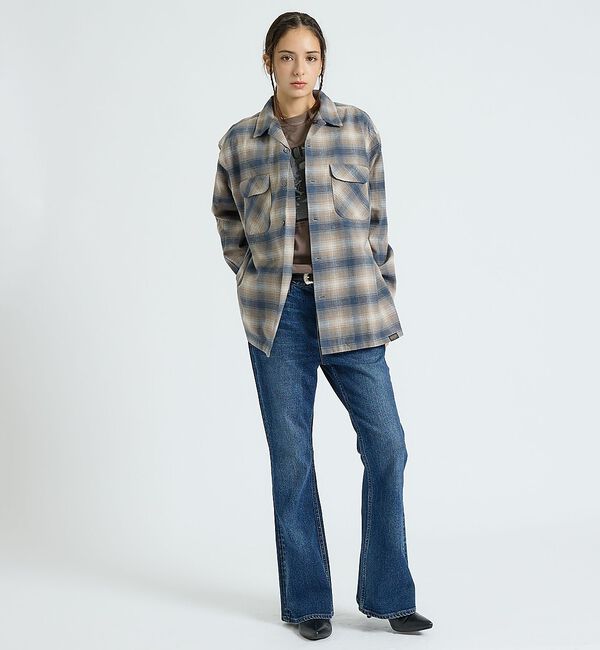 ABAHOUSE「【PENDLETON / ペンドルトン】Open Collar Shirt /オ」|シャツ・ブラウス|