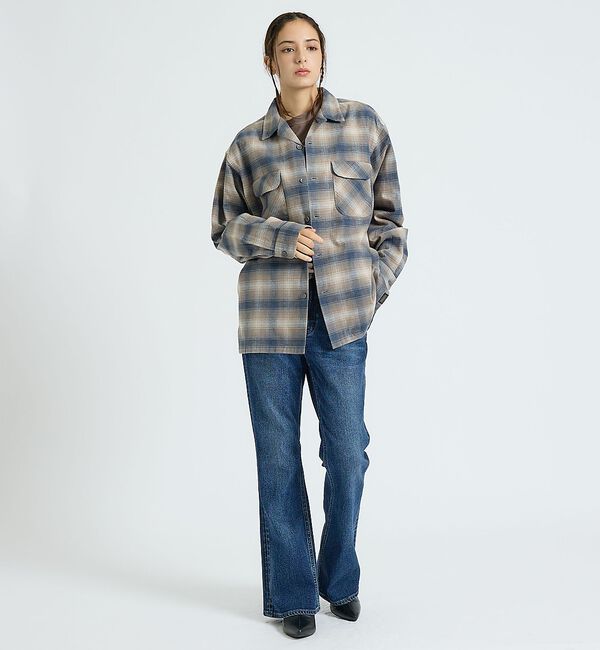 ABAHOUSE「【PENDLETON / ペンドルトン】Open Collar Shirt /オ」|シャツ・ブラウス|
