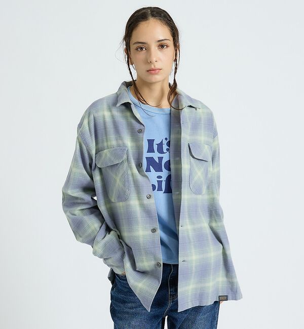 ABAHOUSE「【PENDLETON / ペンドルトン】Open Collar Shirt /オ」|シャツ・ブラウス|