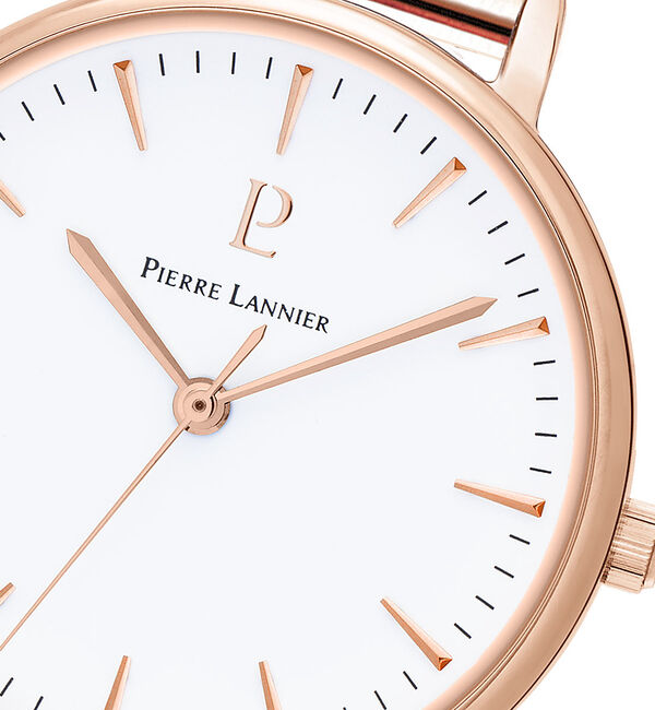 Rouge vif「【PIERRE LANNIER】symphonyメッシュベルト P091L・P0」|腕時計|