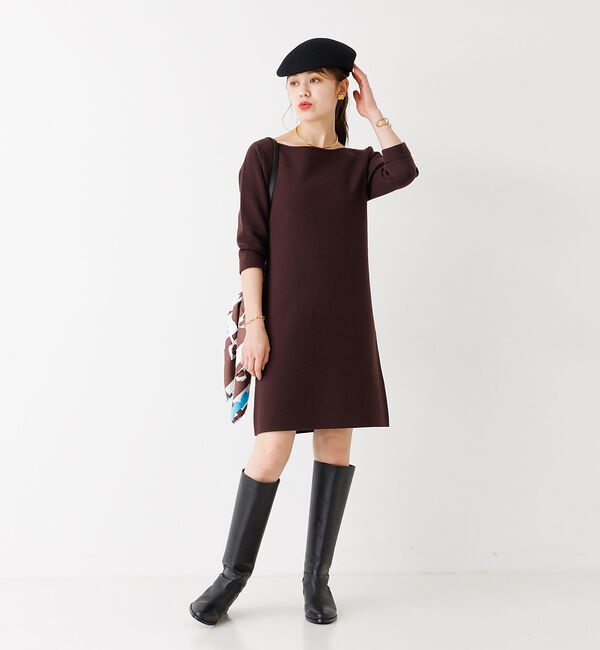 Rouge vif「ニットミニワンピース」|ワンピース|