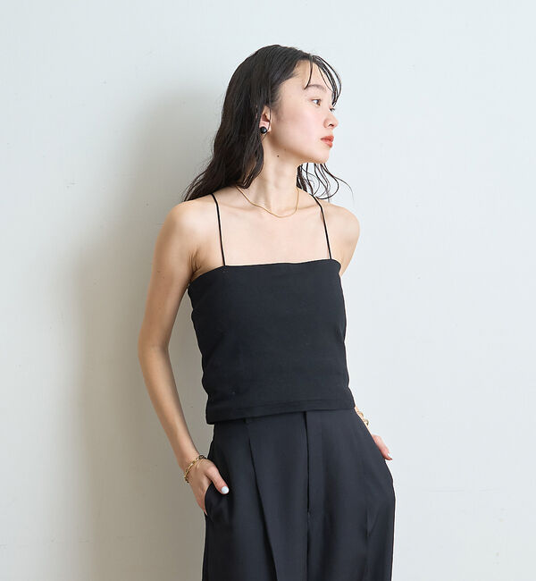 Rouge vif「カットテレコベアトップ 　パット付き」|キャミソール|