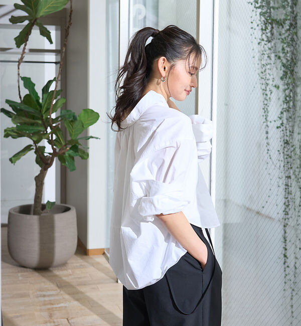 Rouge vif「バックコクーンBIGシャツ」|シャツ・ブラウス|