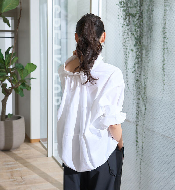 Rouge vif「バックコクーンBIGシャツ」|シャツ・ブラウス|