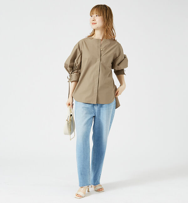 Rouge vif「スラッシュカフス・パフ袖ブラウス」|シャツ・ブラウス|