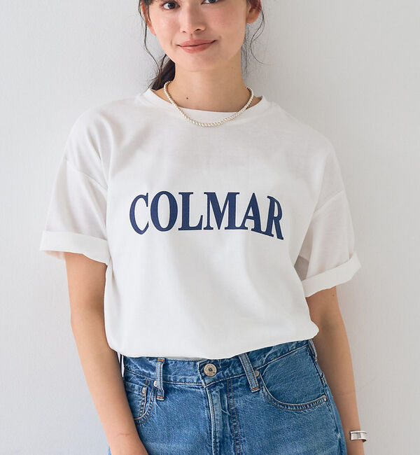 Rouge vif「【一部店舗限定】ロゴTシャツ COLMAR」|Tシャツ・カットソー|ネイビー