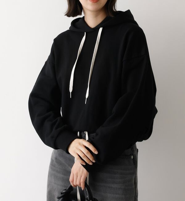 abahouse mavie「【裏毛】スピンドルフーディー」|スウェット・ジャージ|ブラック