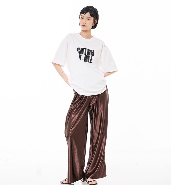 NOMINE「ロゴプリント オーバーサイズ Tシャツ｜2タイプ」|Tシャツ・カットソー|