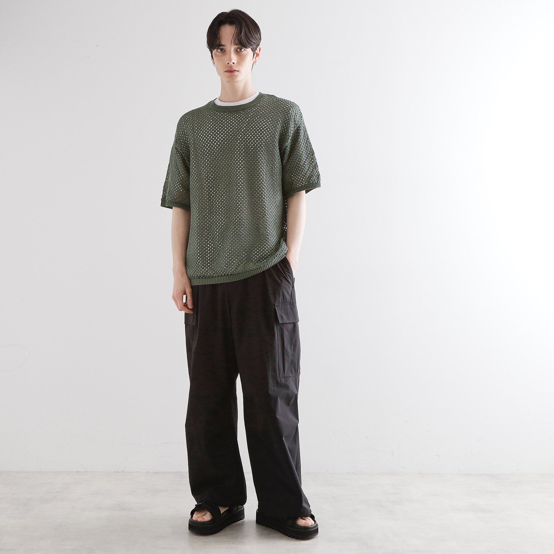 tk.TAKEO KIKUCHI「サマーメッシュアンサンブル」|Tシャツ・カットソー|