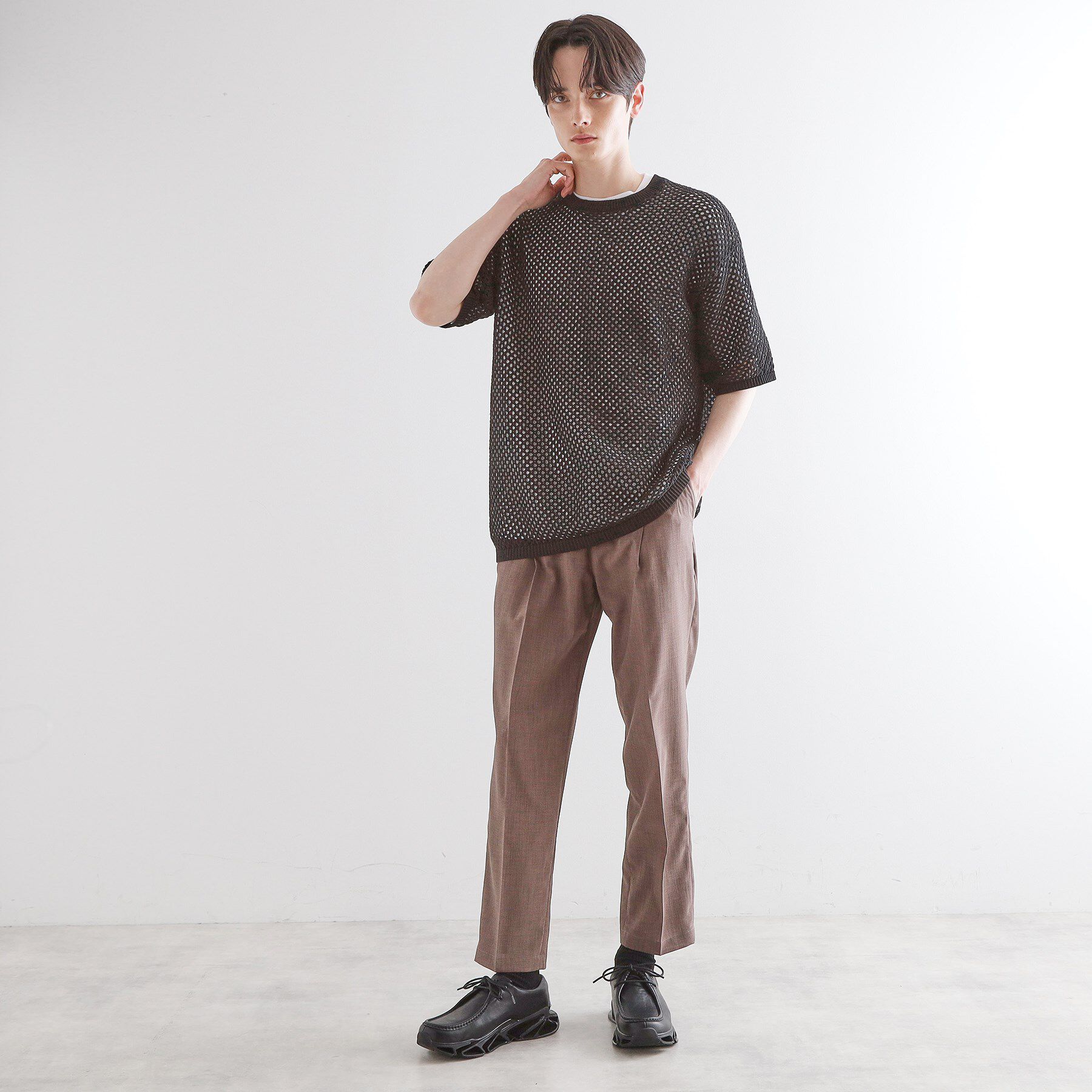tk.TAKEO KIKUCHI「サマーメッシュアンサンブル」|Tシャツ・カットソー|
