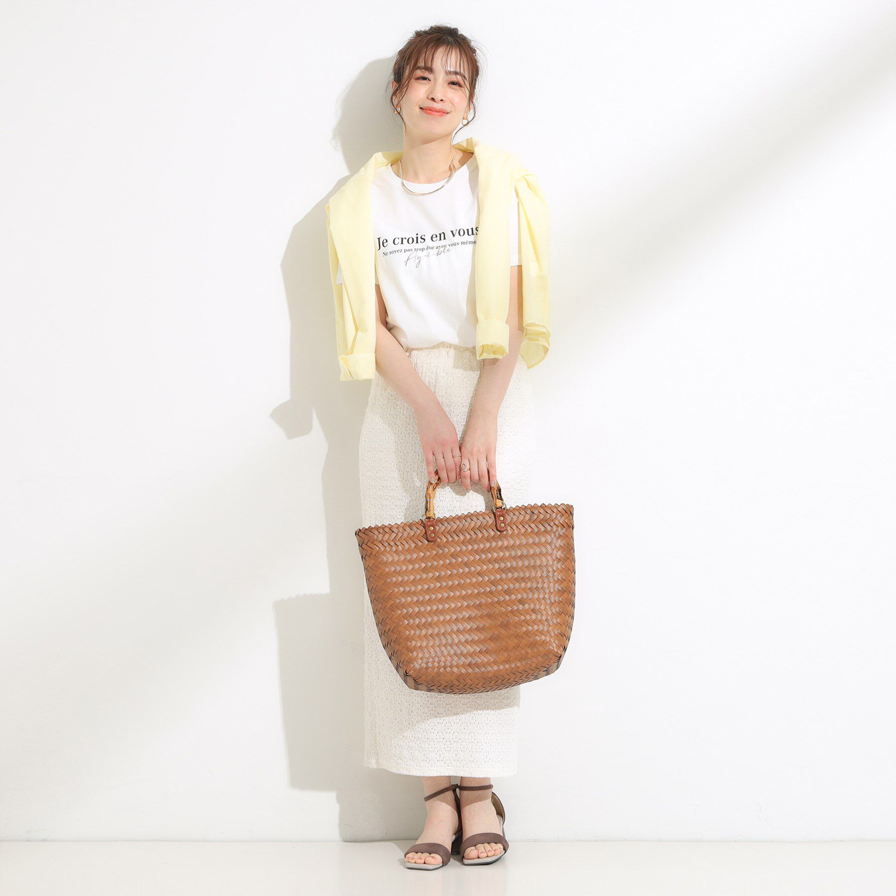 SHOO･LA･RUE「【2点セット】着回しいろいろ ジレ＋ロゴTシャツ」|その他|