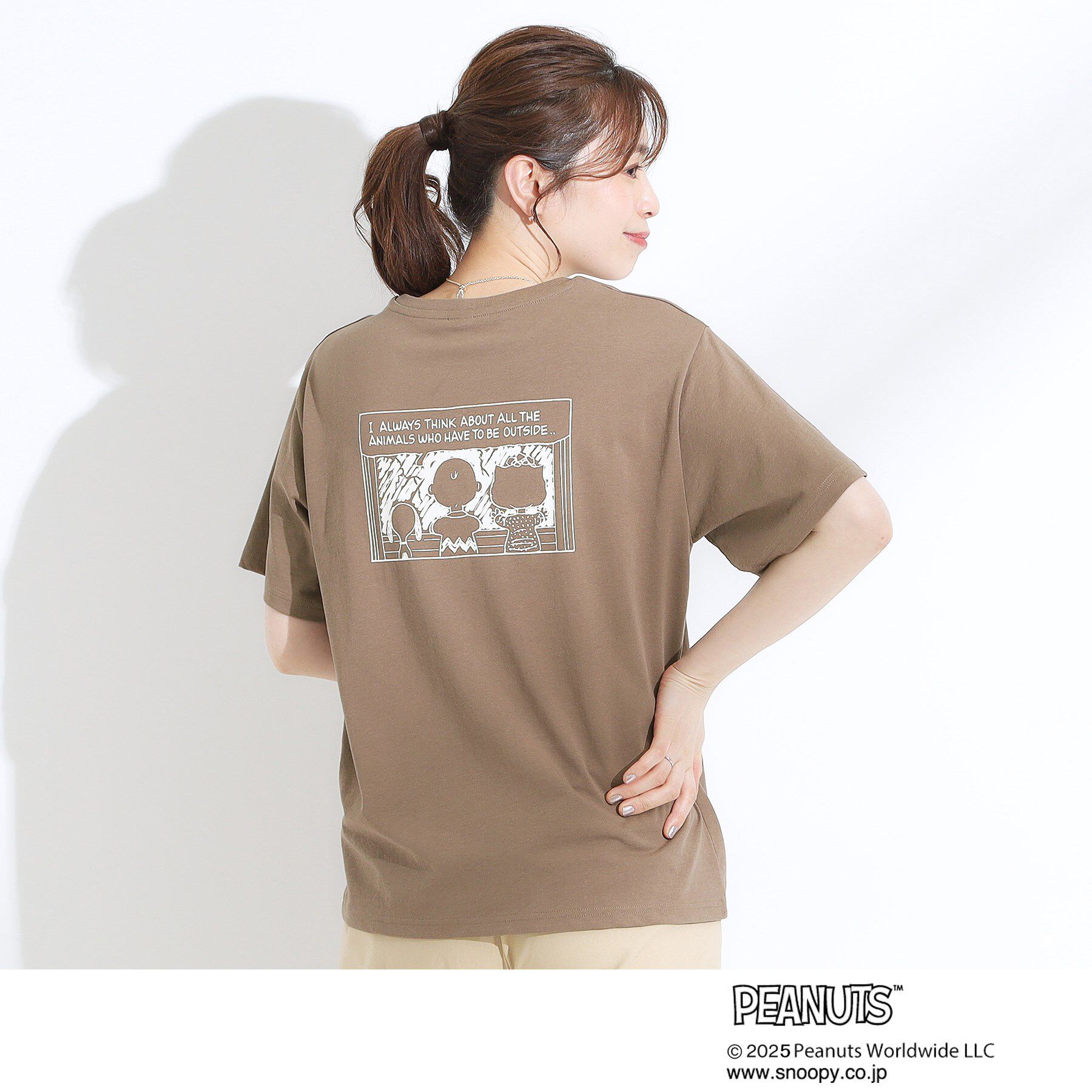 SHOO･LA･RUE「【PEANUTS】ひんやりTシャツ」|Tシャツ・カットソー|