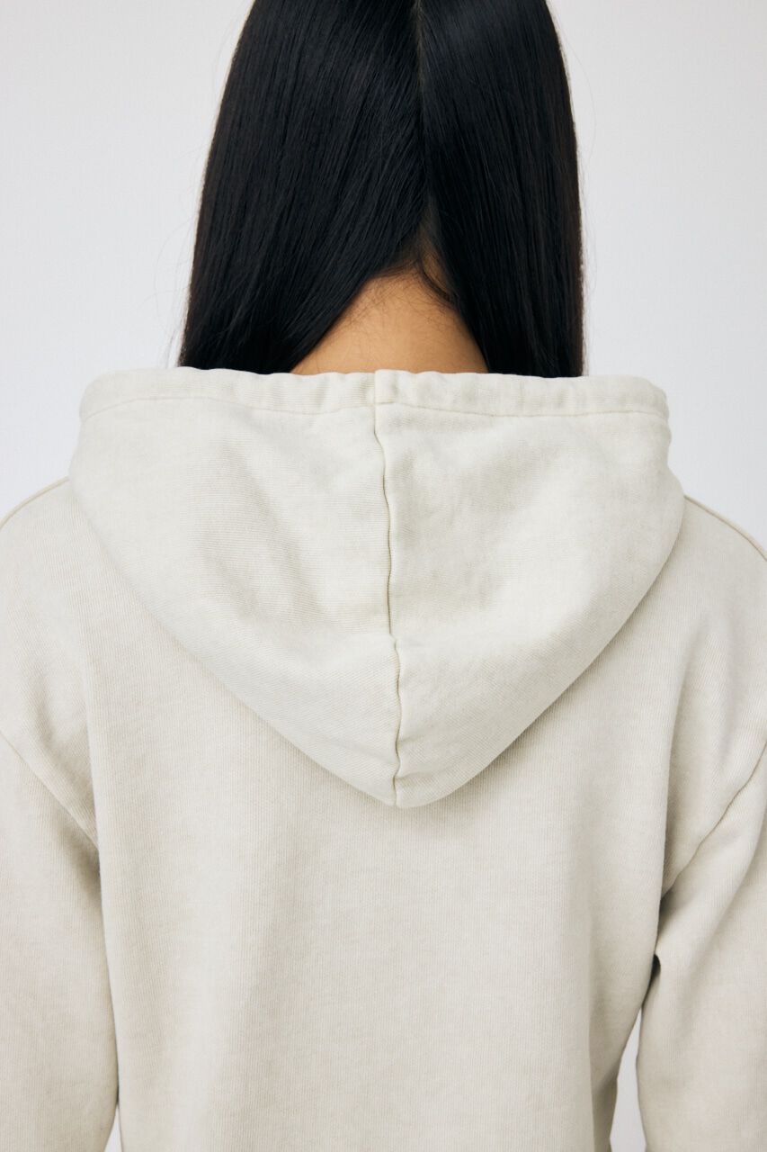 MOUSSY「GARMENT DYE CUT OFF フーディ」|パーカー|