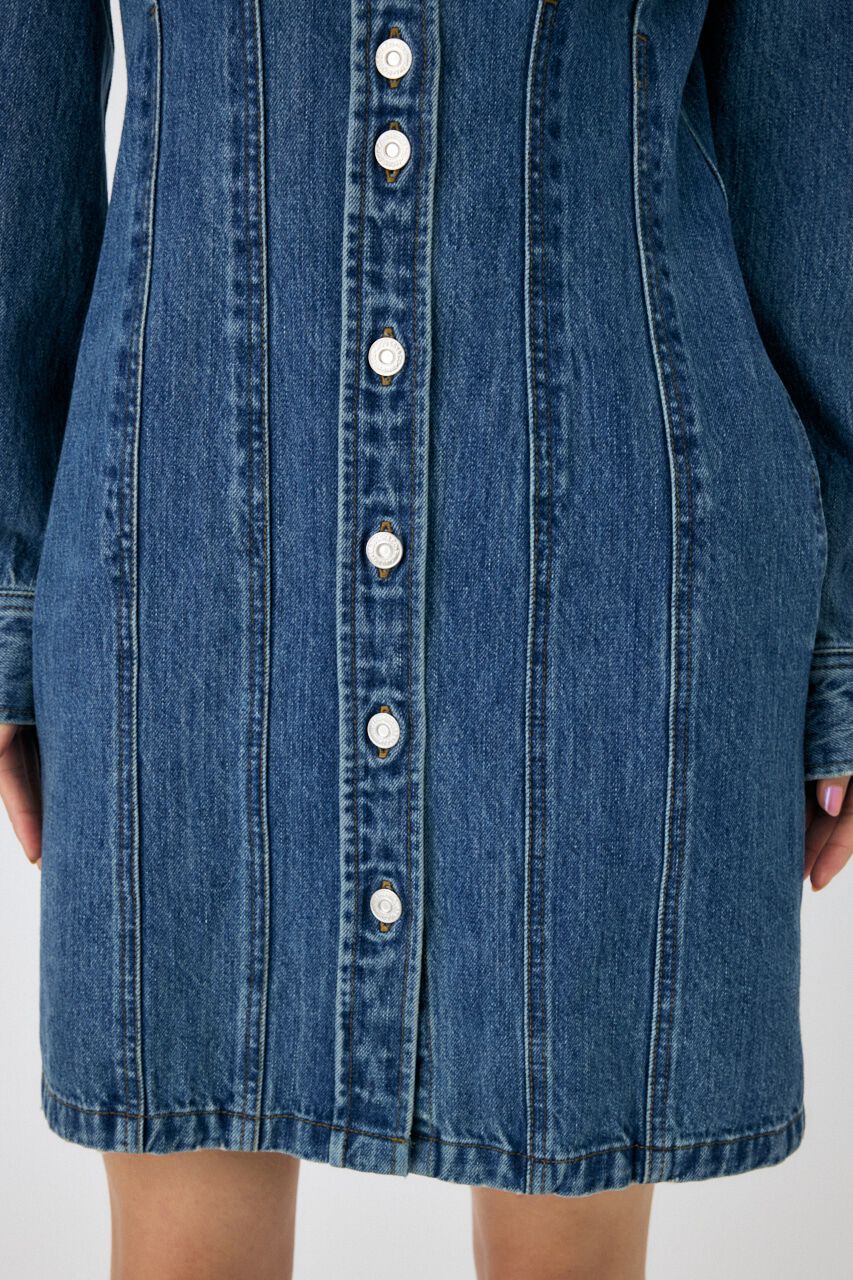 MOUSSY「WAIST TUCK ミニドレス」|ワンピース|